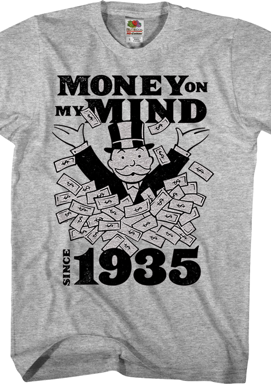 Money On My Mind Since 1935 Monopoly T-Shirt - main product image