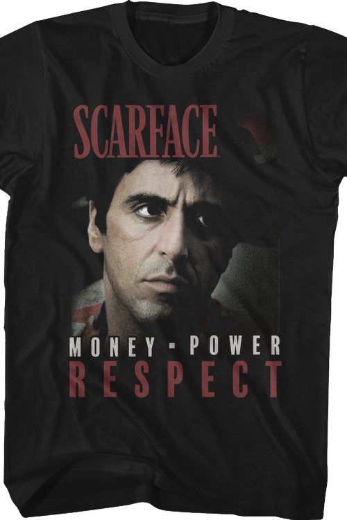 Money Power Respect Scarface Shirtmain product image