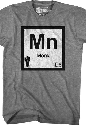 Monk Element Symbol Dungeons & Dragons T-Shirt