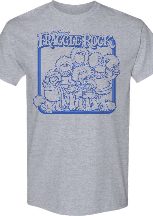Monochrome Group Photo Fraggle Rock T-Shirt - main product image