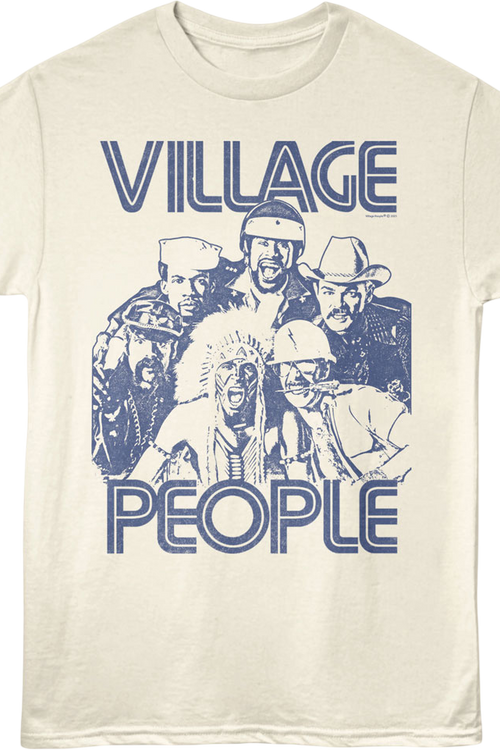 Monochrome Photo Village People T-Shirtmain product image