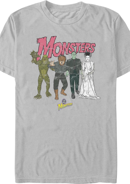 Monster Lineup Universal Monsters T-Shirt - main product image