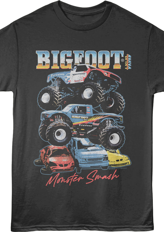 Monster Smash Bigfoot T-Shirt - main product image