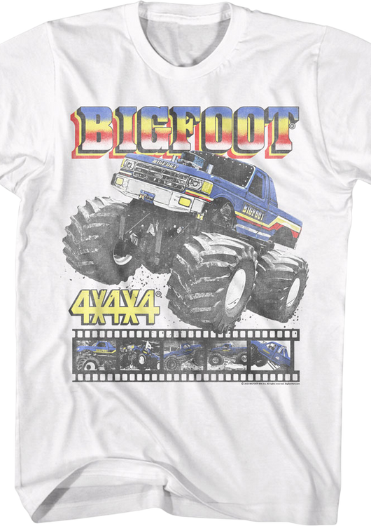 Monster Truck Film Reel Bigfoot T-Shirt - main product image