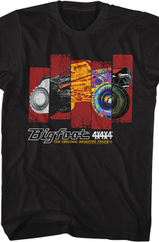 Monster Truck Panels Bigfoot T-Shirt