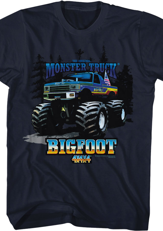 Monster Truck Wilderness Bigfoot T-Shirt - main product image