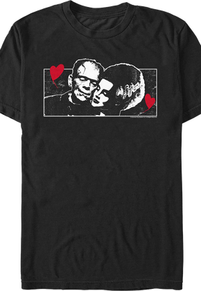 Monsters In Love Bride Of Frankenstein T-Shirt