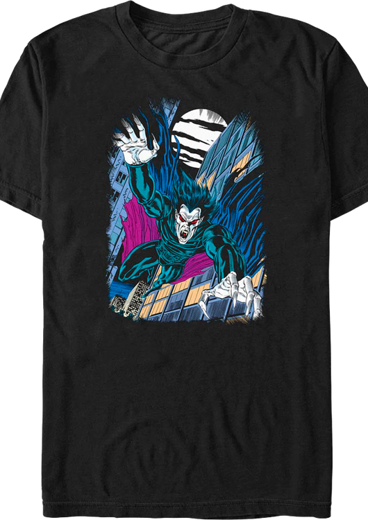 Morbius Vampire Leap Marvel Comics T-Shirt - main product image