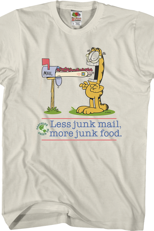More Junk Food Garfield T-Shirtmain product image