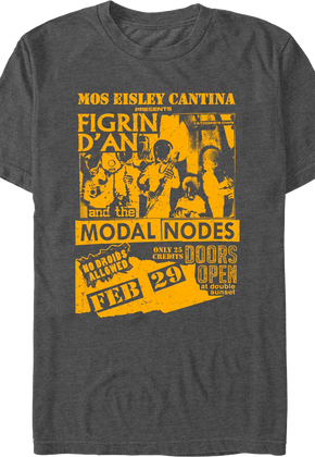 Mos Eisley Cantina Concert Flyer Star Wars T-Shirt