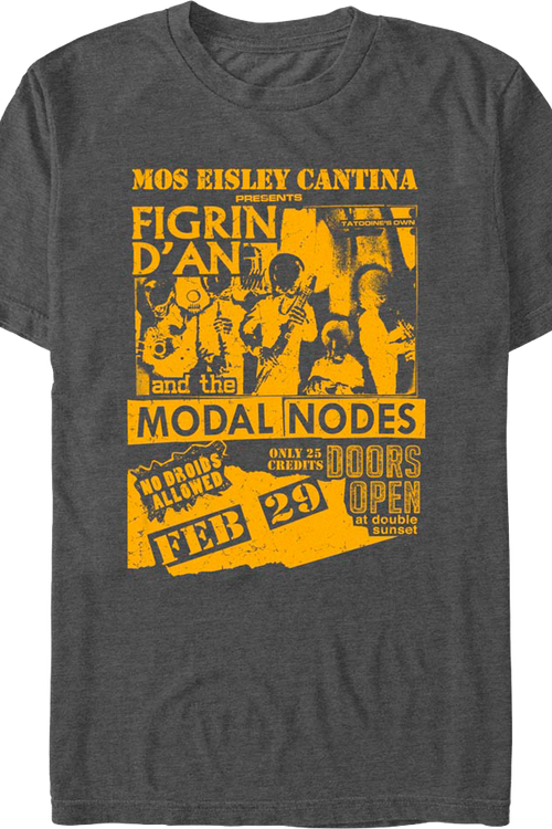 Mos Eisley Cantina Concert Flyer Star Wars T-Shirtmain product image