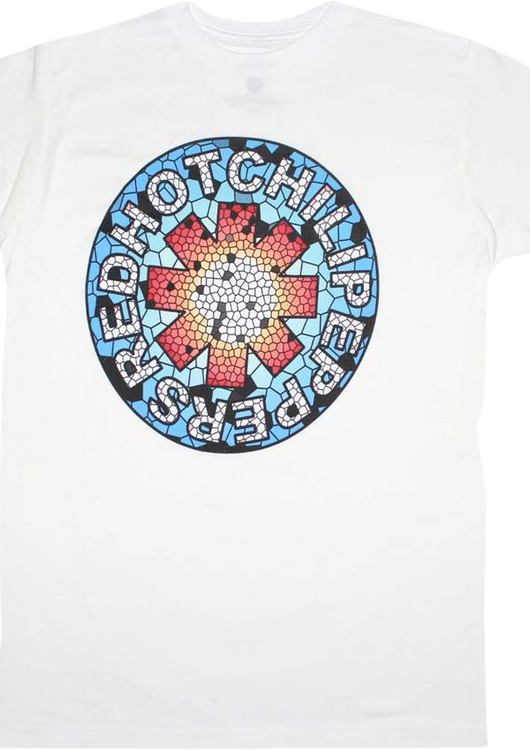 Mosaic Logo Red Hot Chili Peppers T-Shirt - main product image