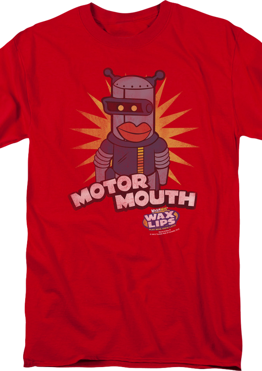 Motor Mouth Wax Lips T-Shirt - main product image