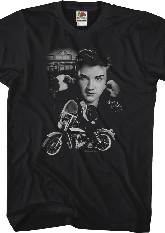 Motorcycle Elvis Presley T-Shirt - main product image