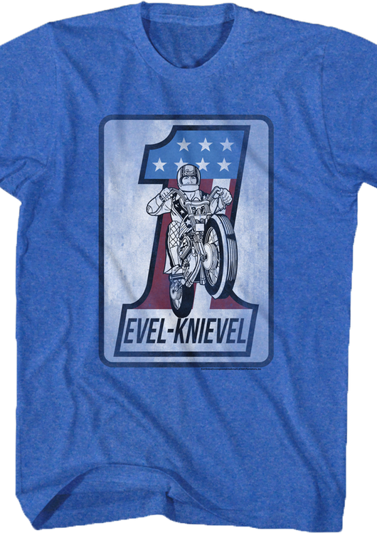 Motorcycle Evel Knievel T-Shirt - main product image
