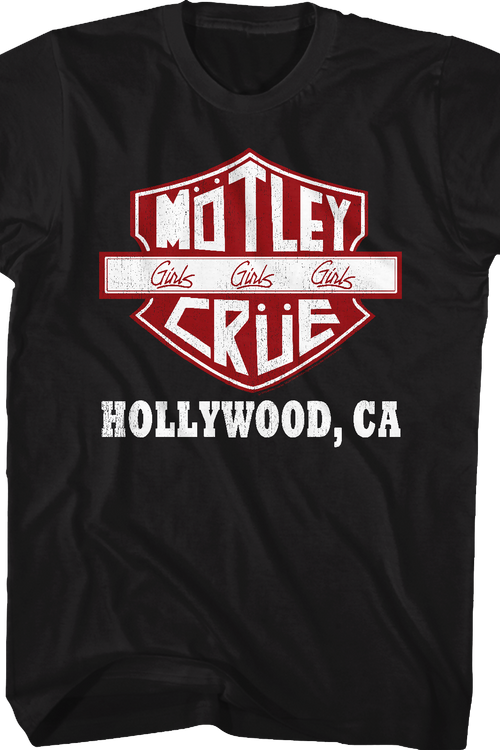 Motorcycle Logo Motley Crue T-Shirtmain product image