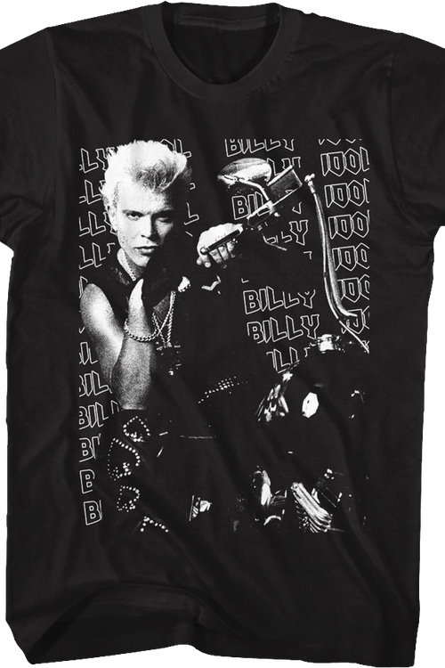 Motorcycle Photo Billy Idol T-Shirt - main product image