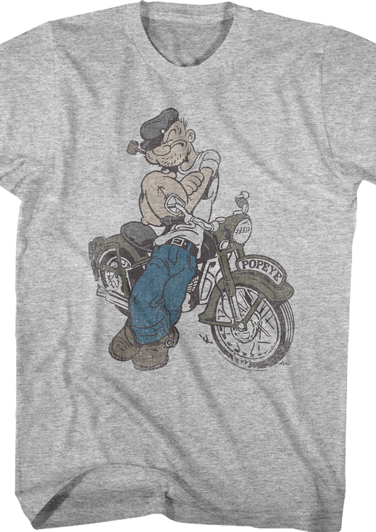 Motorcycle Popeye T-Shirt - main product image