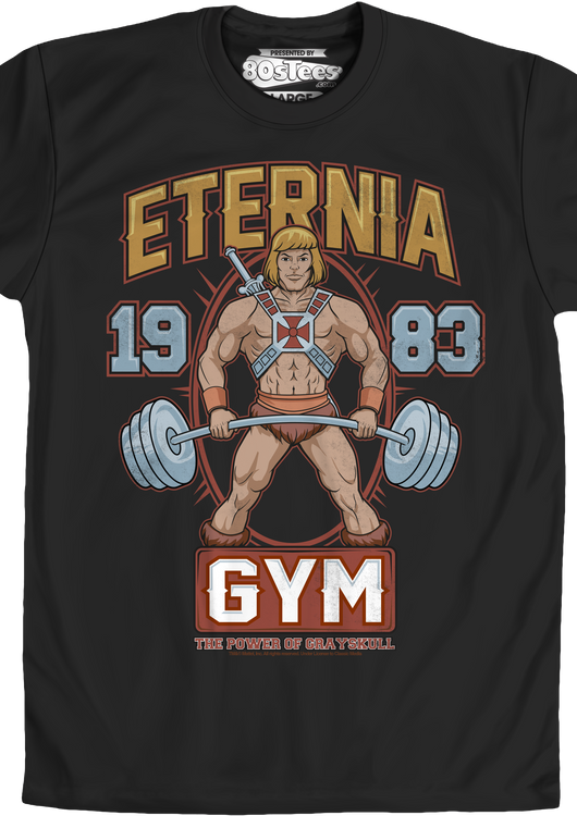 MOTU Eternia Gym He-Man T-Shirt - main product image