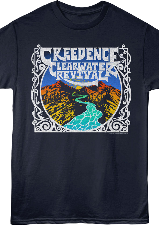 Mountains And River Creedence Clearwater Revival T-Shirt - main product image