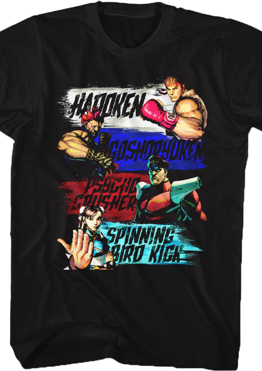 Moves Street Fighter T-Shirt - main product image