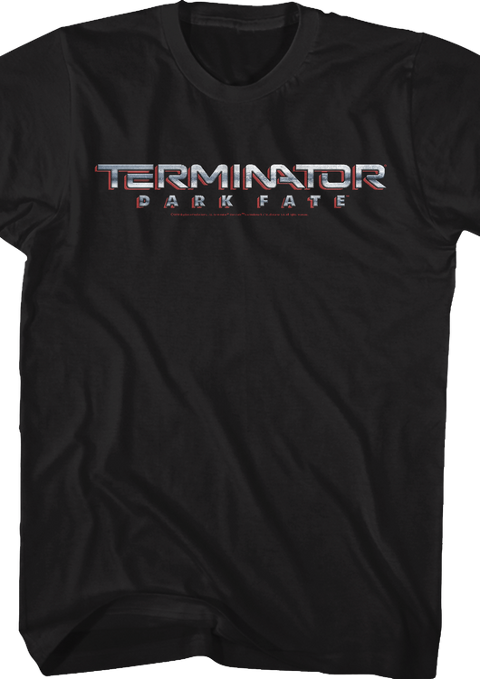 Movie Logo Terminator Dark Fate T-Shirt - main product image