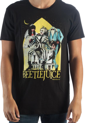 Black Movie Poster Beetlejuice T-Shirt