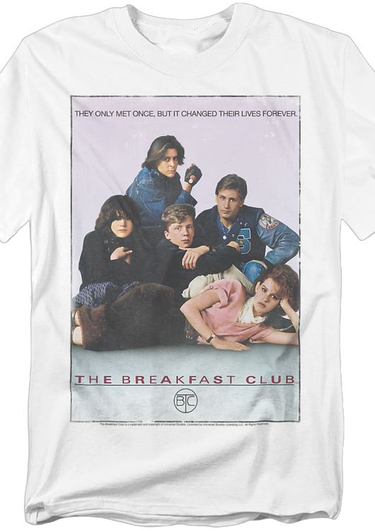 Movie Poster Breakfast Club T-Shirt - main product image