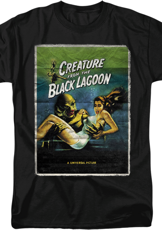 Movie Poster Creature From The Black Lagoon T-Shirt - main product image