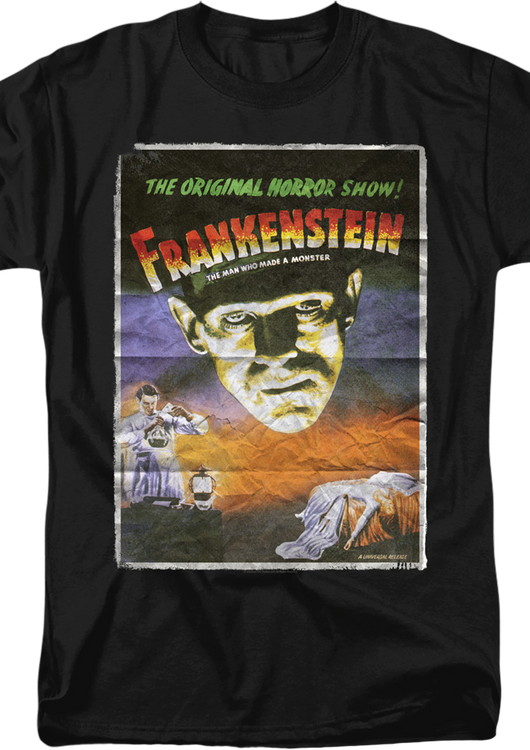 Movie Poster Frankenstein T-Shirt - main product image