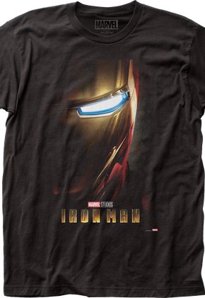 Movie Poster Iron Man Marvel Comics T-Shirt