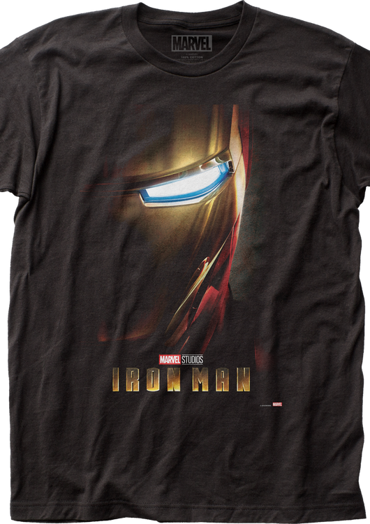 Movie Poster Iron Man Marvel Comics T-Shirt - main product image