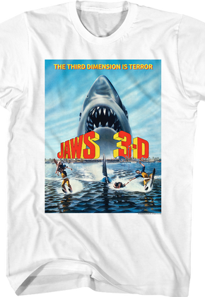 Movie Poster Jaws 3-D T-Shirt
