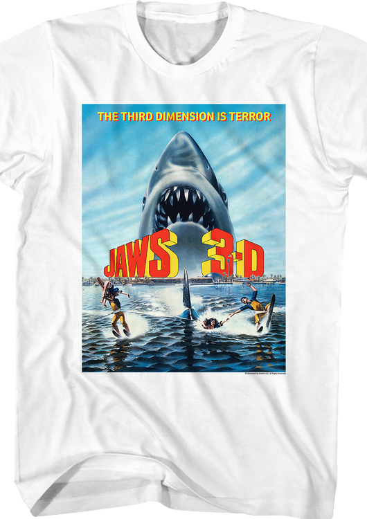 Movie Poster Jaws 3-D T-Shirt - main product image