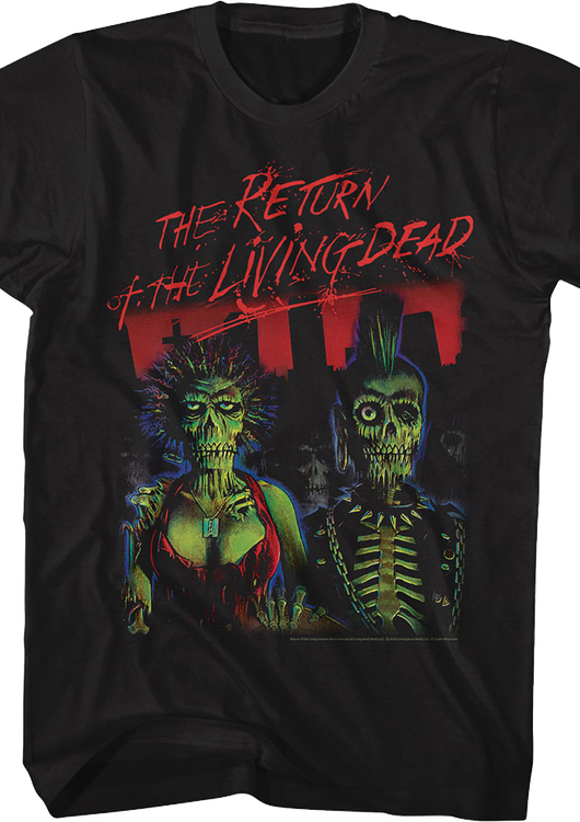 Movie Poster Return Of The Living Dead T-Shirt - main product image