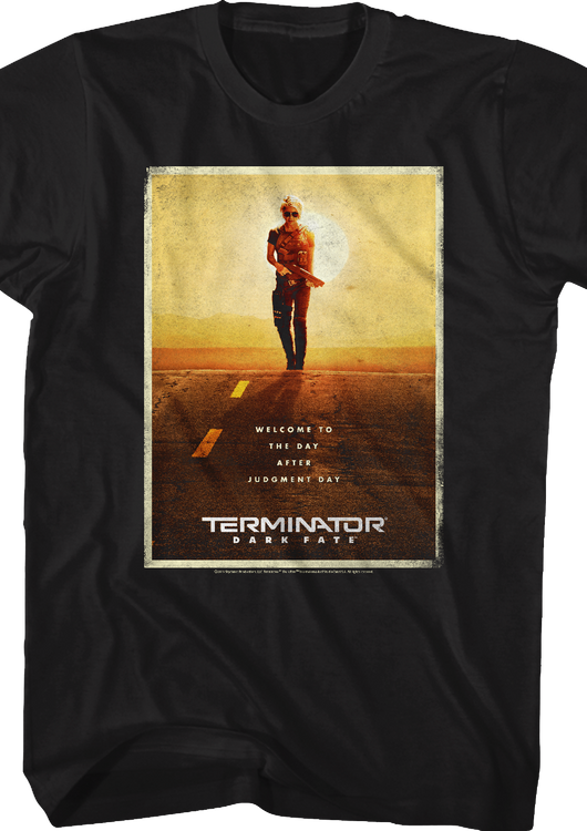 Movie Poster Terminator Dark Fate T-Shirt - main product image