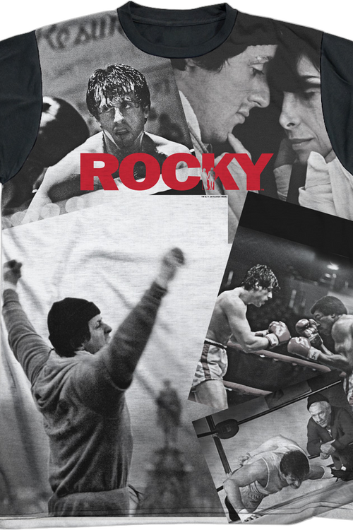 Movie Scene Collage Rocky T-Shirtmain product image
