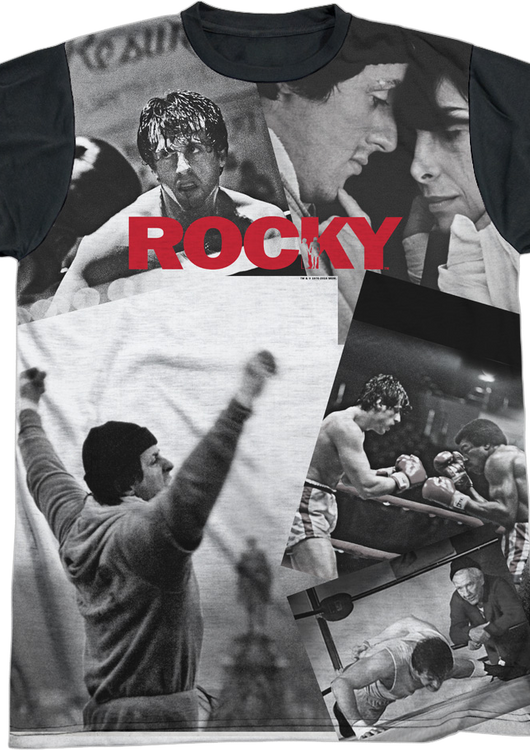 Movie Scene Collage Rocky T-Shirt - main product image