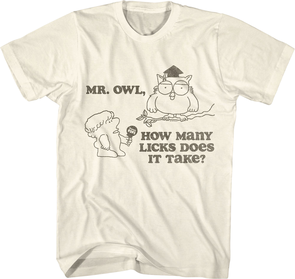 Tootsie Roll - Mens Mr Owl Short Sleeve T-Shirt, image size:995x943