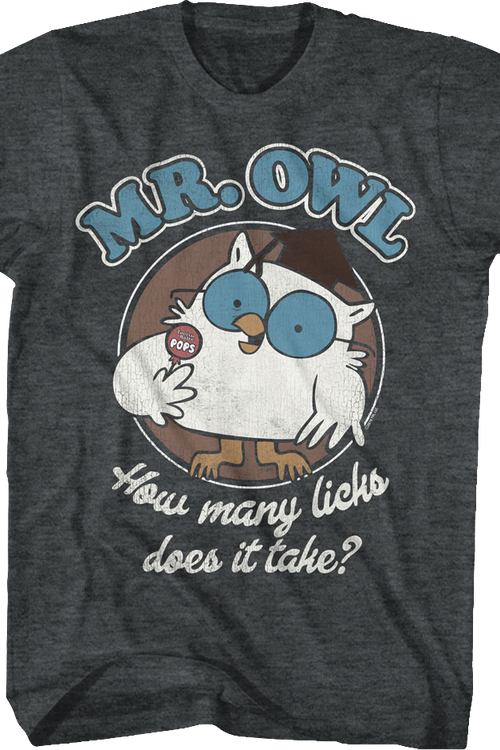 Mr. Owl Tootsie Pop T-Shirt - main product image