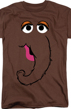 Mr. Snuffleupagus Face Sesame Street T-Shirt