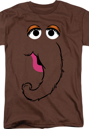 Mr. Snuffleupagus Face Sesame Street T-Shirt