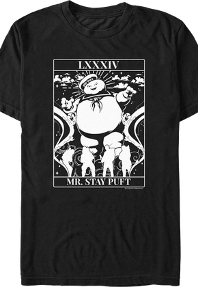 Mr. Stay Puft Tarot Card Ghostbusters T-Shirt