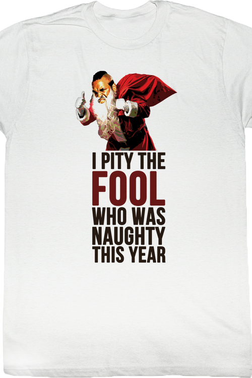 Mr. T Santa Christmas Shirt - main product image