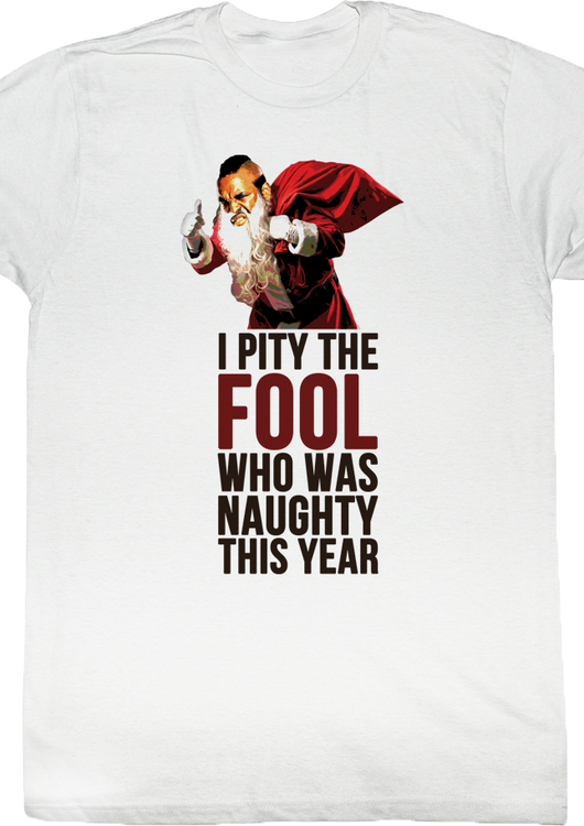 Mr. T Santa Christmas Shirt - main product image