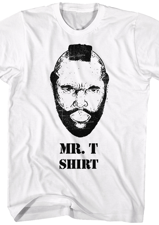 Black and White Mr. T Shirt - main product image