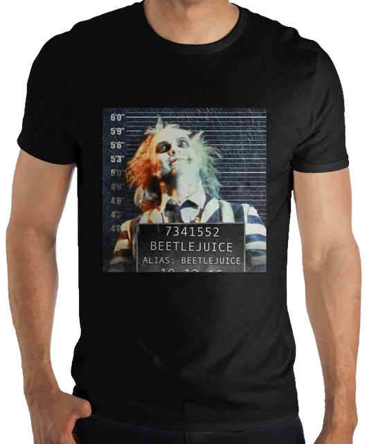 Mug Shot Beetlejuice T-Shirt - main product image