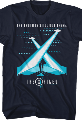 Mulder And Scully Silhouettes X-Files T-Shirt