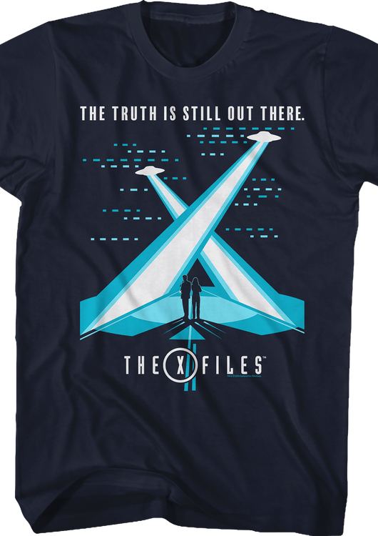 Mulder And Scully Silhouettes X-Files T-Shirt - main product image