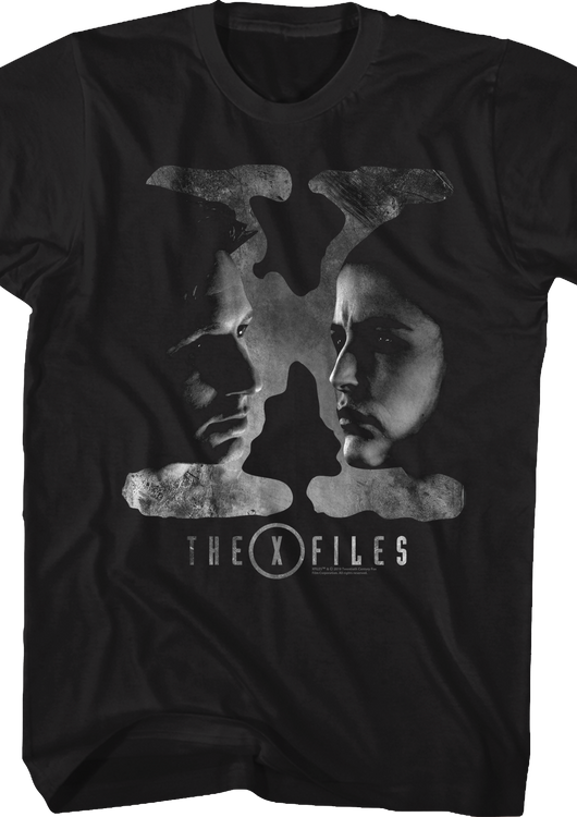 Mulder and Scully X-Files T-Shirt - main product image